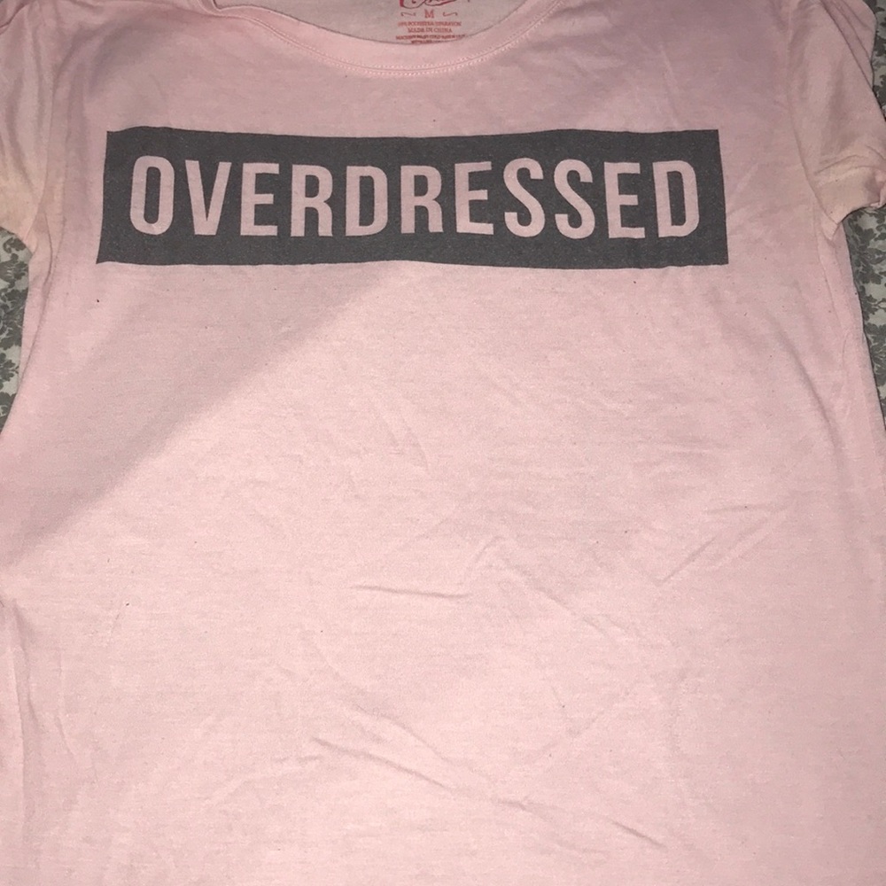 Pink graphic tee